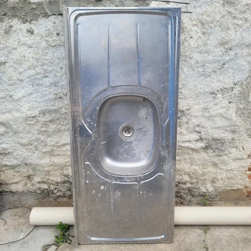 Vende-se pia de aço inox de 1,20 cm