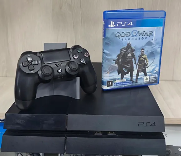 Playstation 4 FAT/2 controles /1 jogo /10 meses garantia