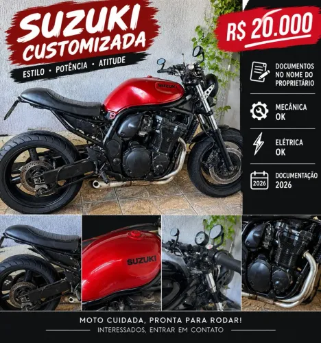 Suzuki Bandit N-1200 1997 Customizada - R$ 20.000