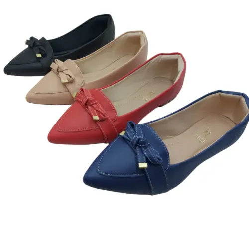 KIT com 4 mocassim feminino - produto novo