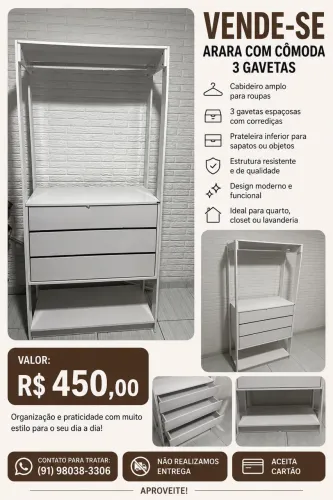 Arara c roupeiro