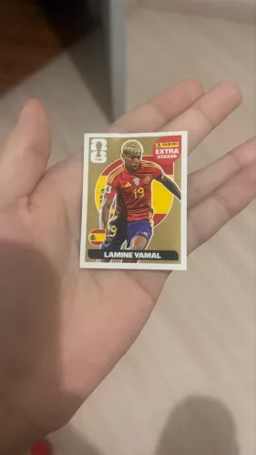 Figurinha lamine yamal de ouro