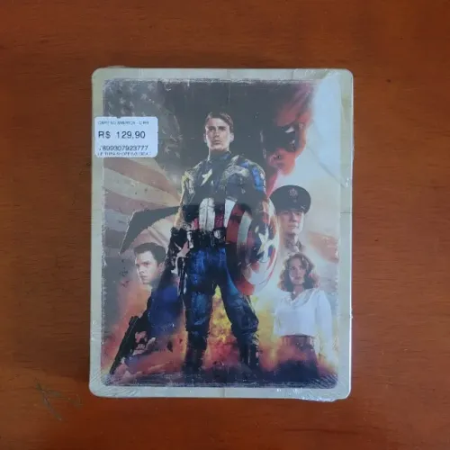 Steelbook - Blu-ray Capitão América - O Primeiro Vingador - Lacrado