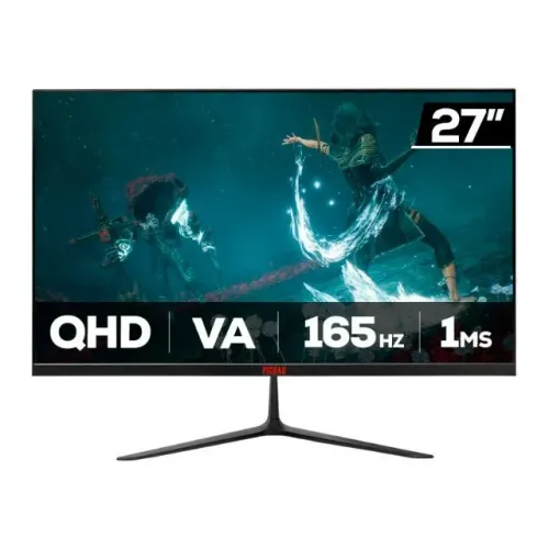 Monitor Gamer Pichau Athen V3 Ultra 27, QHD 165Hz VA 1ms - Novo Lacrado - 1 Ano Garantia