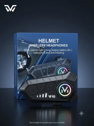 Fone para Capacete
