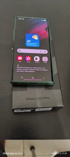 Vendo Samsung S22 Ultra na caixa com nota fiscal
