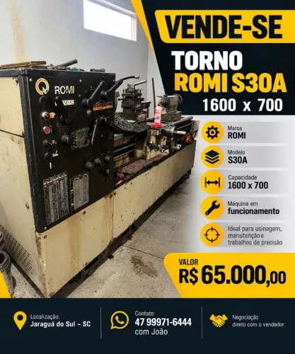 Torno Romi S30A