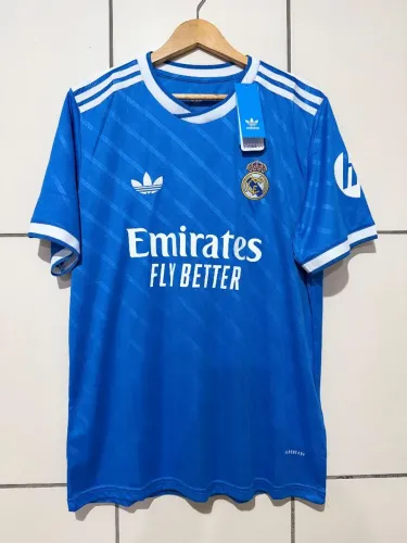 Camiseta Adidas real madrid 2026 terceira azul
