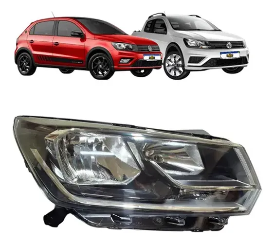 Farol Direito Saveiro G7 Gol G8 2018 A 2023 Foco Duplo Direito/passageiro