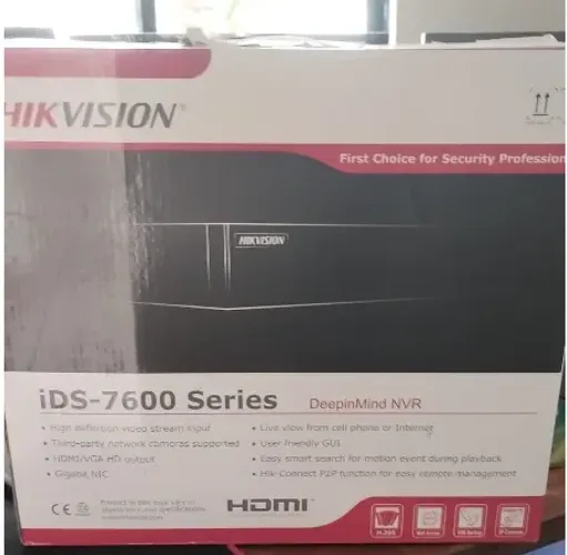 Nvr Ip 16 Canais Poe 8mp Ds-7616nxi-i2/16p/s com HD 4tbytes