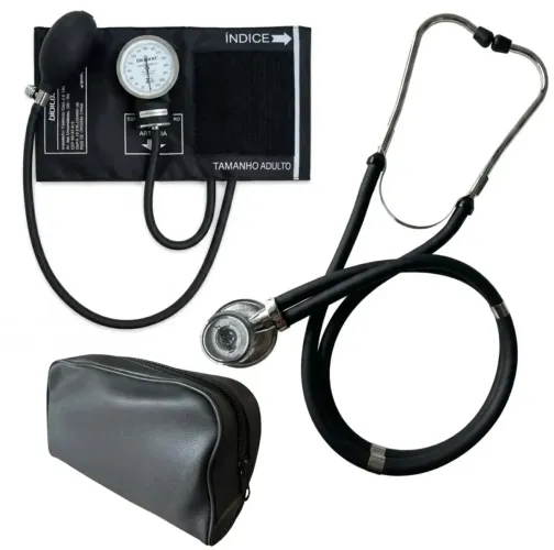 Kit Aparelho De Pressão + Estetoscópio Rappaport Premium