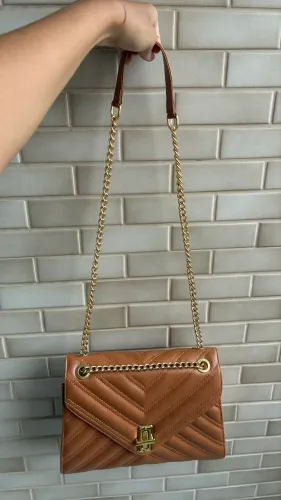 Bolsa Maria Milão Caramelo Média