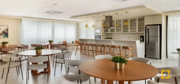 Studio mobiliado, com 46m² no Saco Grande, Florianópolis/SC