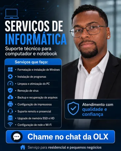 Manutenção de PC e Notebook | Formatação e Suporte TI