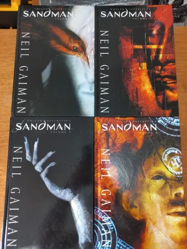 Encadernados Sandman Edição definitiva: Volumes 1, 2, 3 e 4