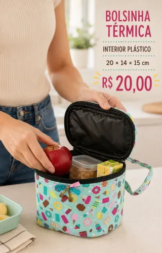 BOLSINHA TÉRMICA / LANCHEIRA