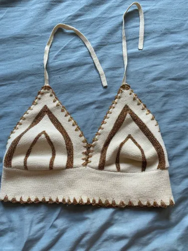 Top artesanal feito à mão