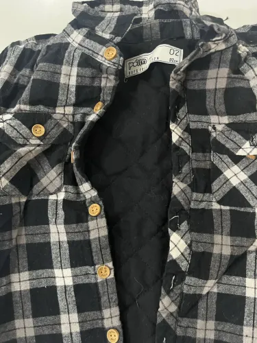Camisa/ Jaqueta Xadrez Infantil