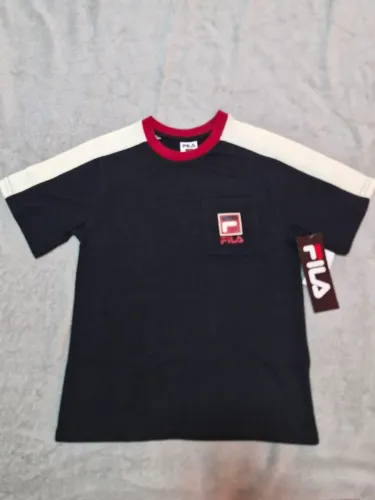 Camiseta Infantil Fila Original Importada dos EUA Nova com Etiqueta Tam. 12