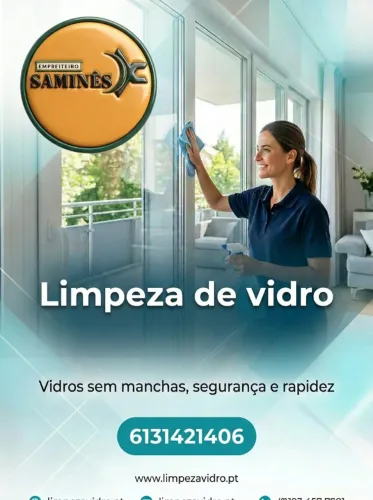 limpeza de vidro