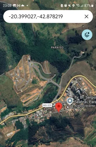Lote 900m² + 1.300m² área verde | Escritura | Bairro Paraíso - Ponte Nova/MG