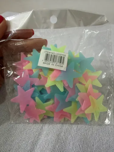 Estrelas Fluorescentes Brilham no Escuro (kit)