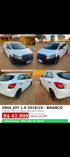 Chevrolet Onix JOY Hatch 1.0 8V Flex Mec. 4P 2019