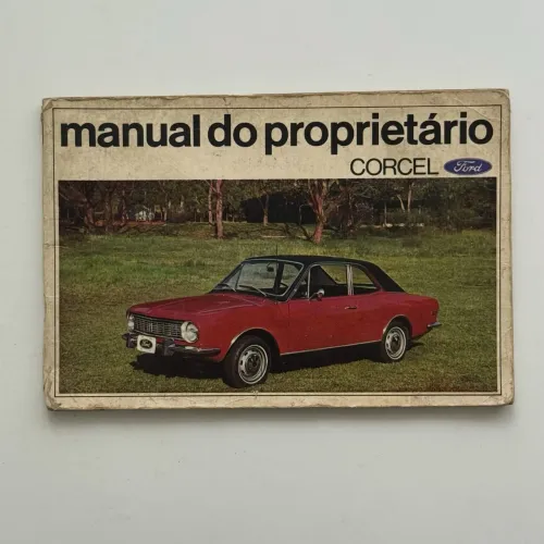 Manual do Proprietário Ford Corcel 1970 Original