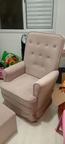 Poltrona de amamentação + puff