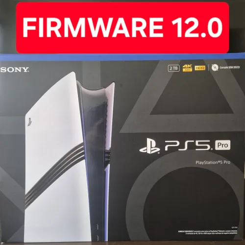 PS5 PRO NOVO - FIRMWARE 12.0