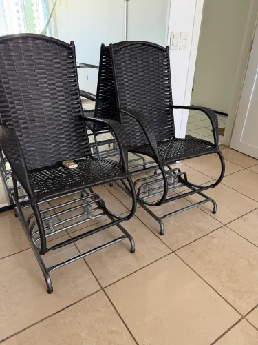 Conjunto de cadeira de balanço
