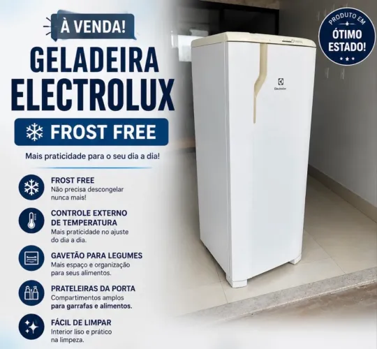 Geladeira Frost Free 1 Porta 323 Litros Branca RFE39 - Electrolux - 220V