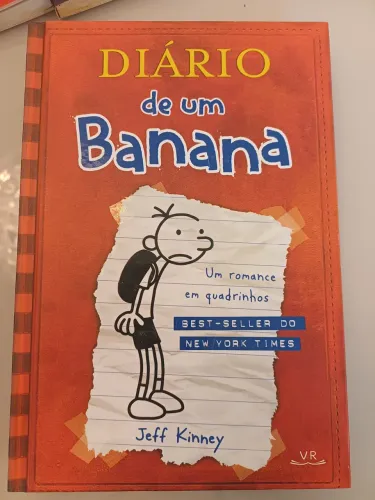 Livro Diário de um banana-Jeff Kinney capa-Capa Dura