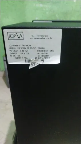 Nobreak CM Comandos Lineares Creation S2 - 2,0 kVA