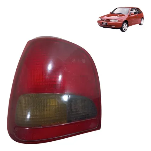 Lanterna Traseira Gol G2 Bola 1995 2000 Esquerdo/motorista Vermelho