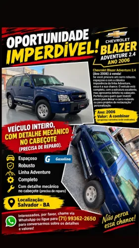 Chevrolet S10 Blazer Advant. 2.4/2.4 MPFI F.power 2006