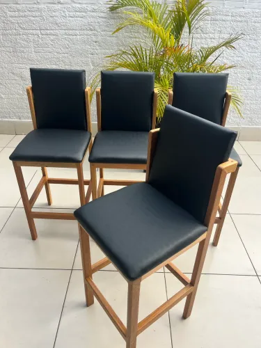 Banquetas estofadas