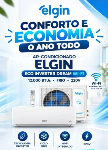 Ar condicionado dicionário elgin 12000
