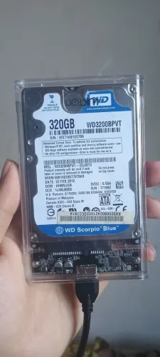 HD com vários jogos de ps2 