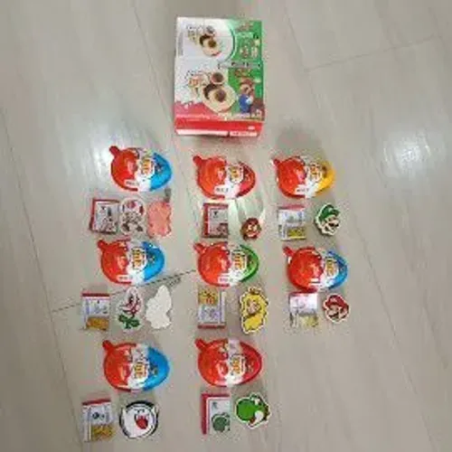 8 miniaturas da Coleção Super Mario Kinder Joy