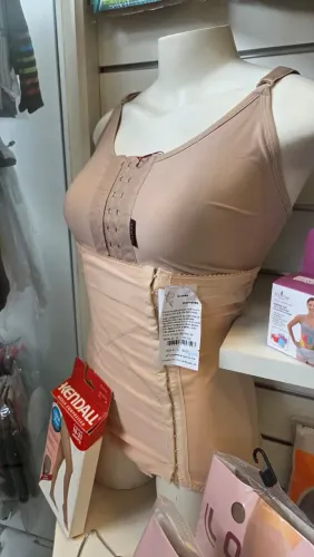 Busto de Manequim Tronco Feminino Branco Lingerie Cinta