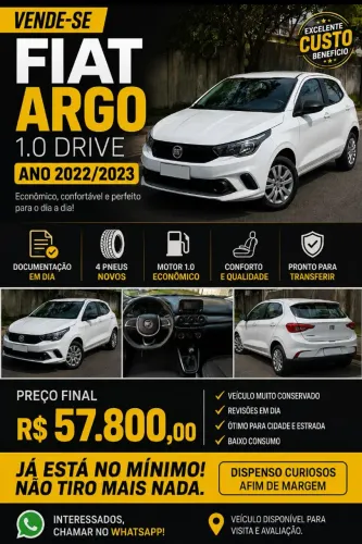Fiat Argo Drive 1.0 6V Flex 2023