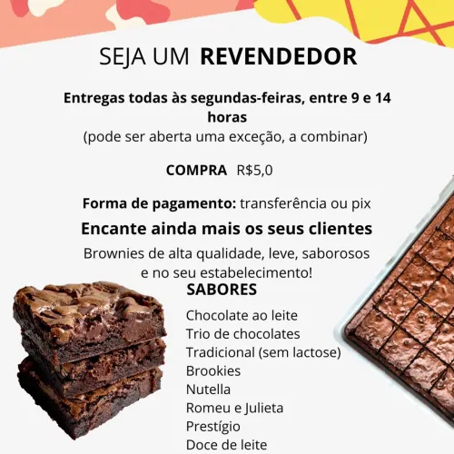 BROWNIES PARA REVENDA