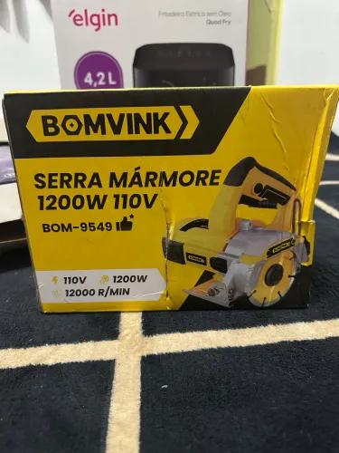 Serra Mármore Bomvink 1200W 110V - Modelo BOM-9549