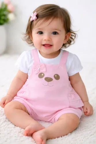 Romper bebê menina conjunto 02 peças