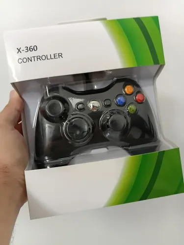 Controle Xbox 360 com fio - FRETE GRÁTIS