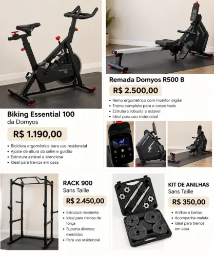 Aparelhos de academia R$5.700,00 tudo ou preço individual