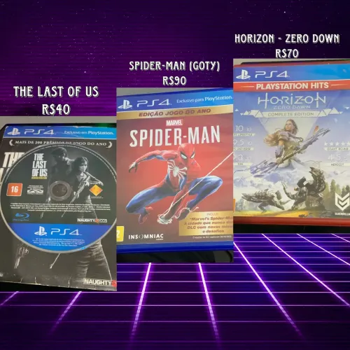 JOGOS PS4 - BOX