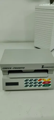 Máquina de cheques multi 31100 com cabo e CD de instalação