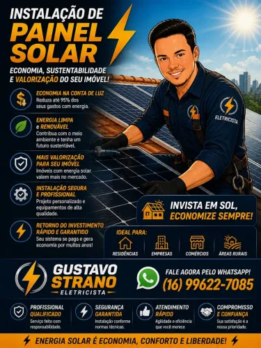 Instalação solar , limpeza painel solar 